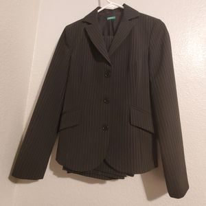 United colors of benetton skirt & pants suit black